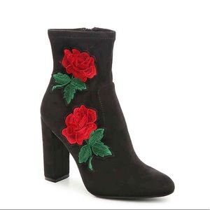 Steven Madden Embroidered Bootie Floral